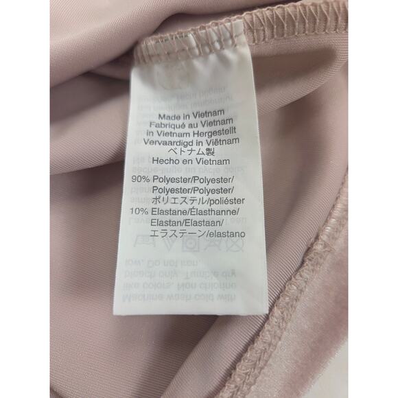 Madewell Velvet Balloon-Sleeve Mini Dress Pink Small Holiday Party - Picture 9 of 9